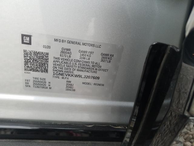 Photo 9 VIN: 1GNEVKKW9LJ207609 - CHEVROLET TRAVERSE P 