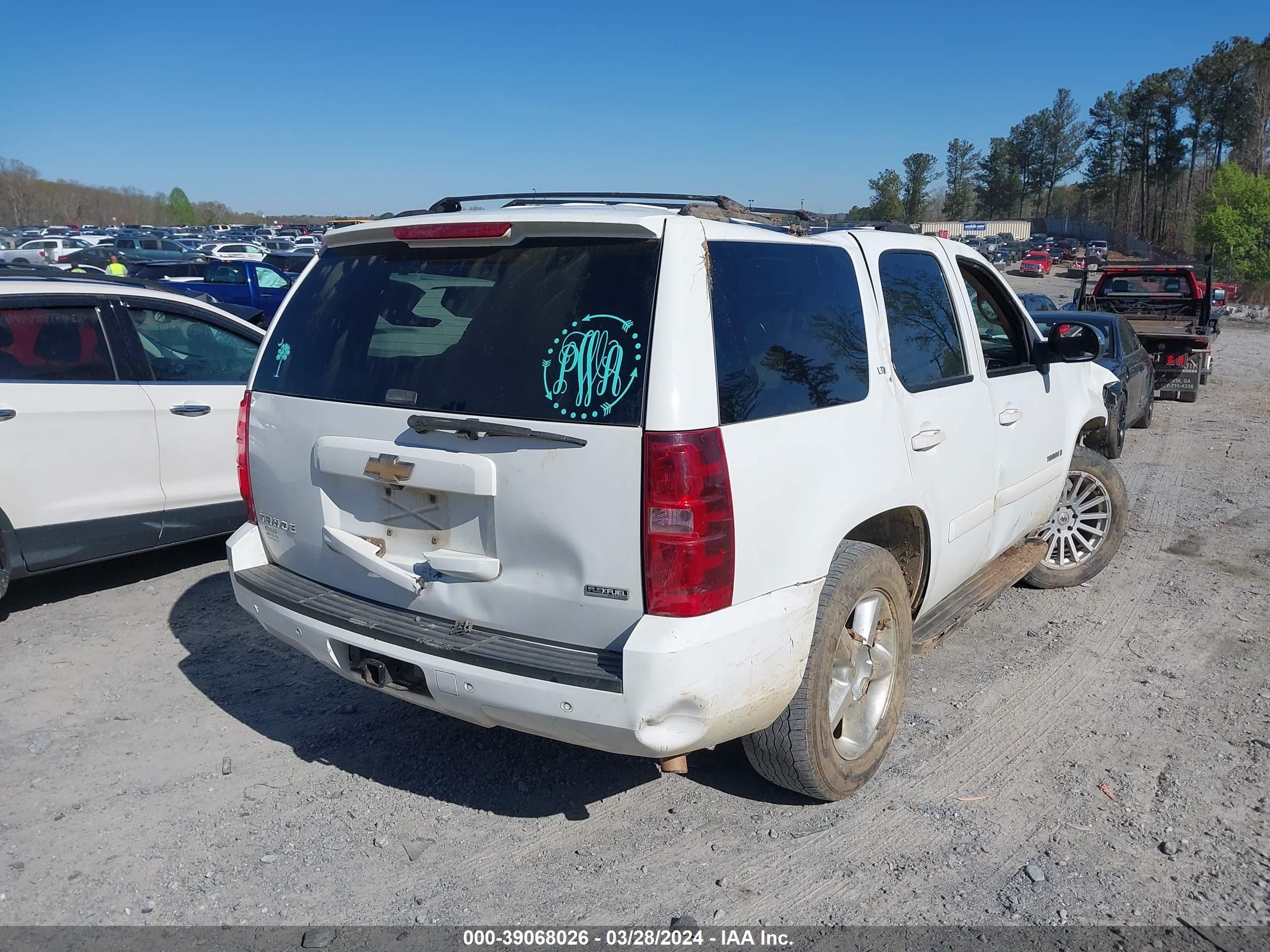 Photo 3 VIN: 1GNFC13037J225205 - CHEVROLET TAHOE 