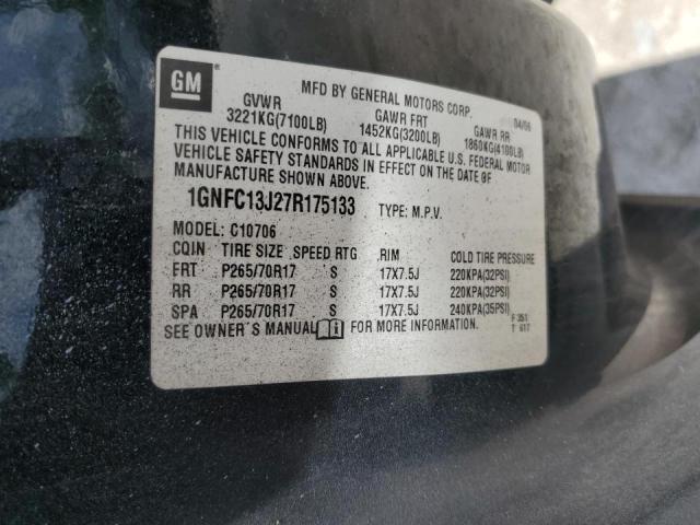 Photo 12 VIN: 1GNFC13J27R175133 - CHEVROLET TAHOE 