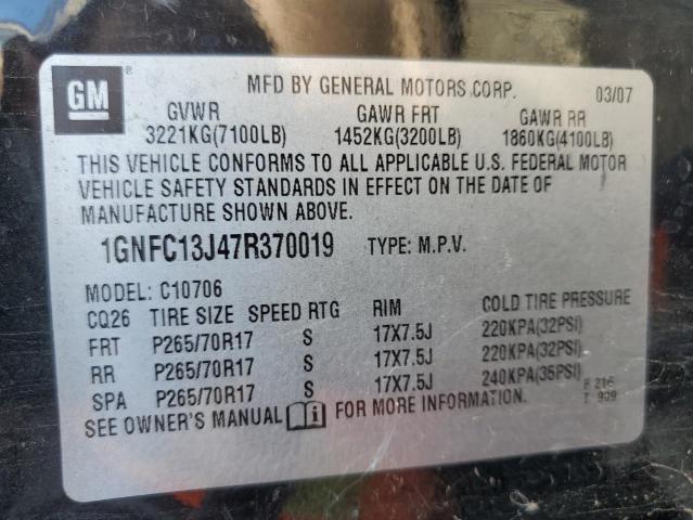 Photo 13 VIN: 1GNFC13J47R370019 - CHEVROLET TAHOE 