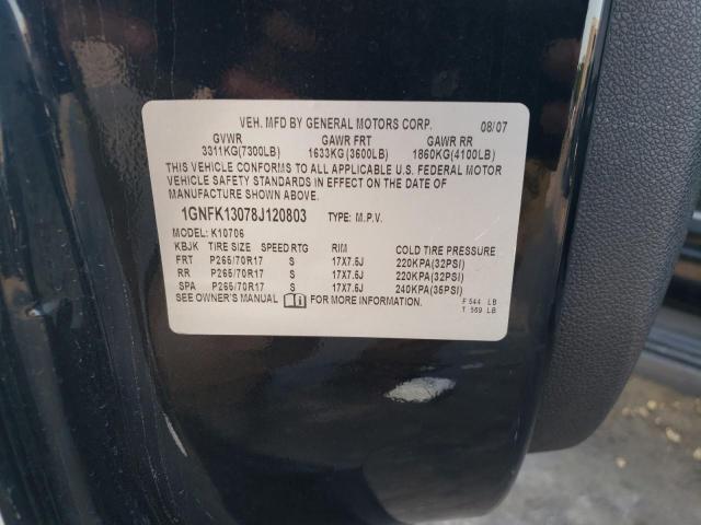 Photo 12 VIN: 1GNFK13078J120803 - CHEVROLET TAHOE 