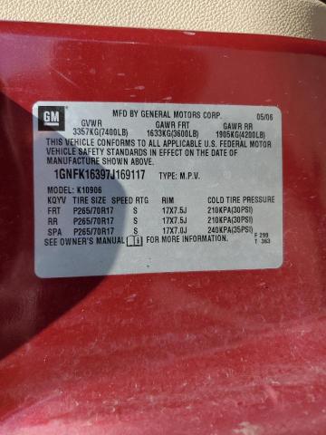 Photo 12 VIN: 1GNFK16397J169117 - CHEVROLET SUBURBAN 