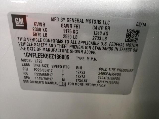 Photo 9 VIN: 1GNFLEEK6EZ136006 - CHEVROLET EQUINOX LS 