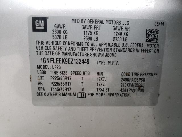 Photo 12 VIN: 1GNFLEEK9EZ132449 - CHEVROLET EQUINOX LS 