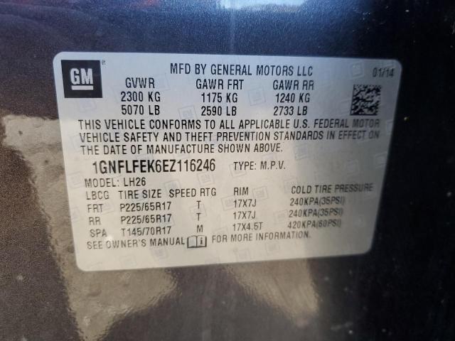 Photo 11 VIN: 1GNFLFEK6EZ116246 - CHEVROLET EQUINOX 