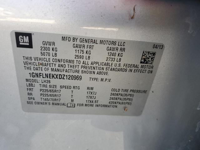 Photo 12 VIN: 1GNFLNEKXDZ120969 - CHEVROLET EQUINOX LT 