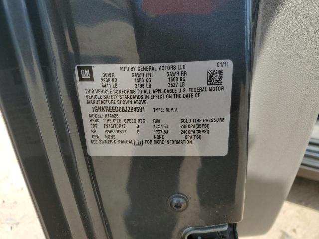 Photo 13 VIN: 1GNKREED0BJ284581 - CHEVROLET TRAVERSE L 