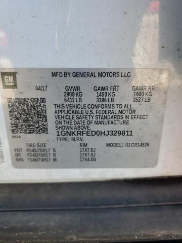 Photo 12 VIN: 1GNKRFED0HJ329811 - CHEVROLET TRAVERSE 