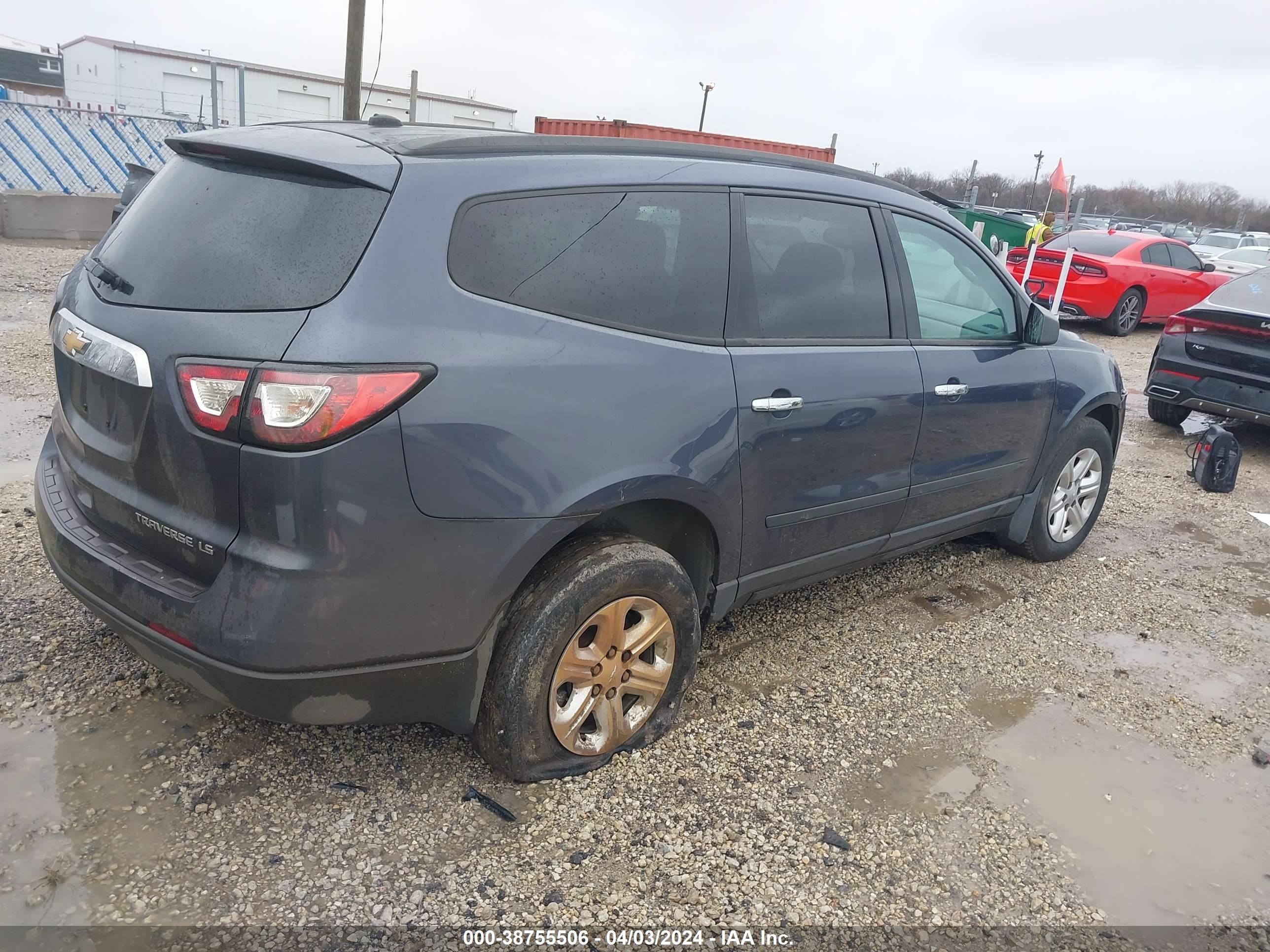 Photo 3 VIN: 1GNKRFED5DJ109767 - CHEVROLET TRAVERSE 