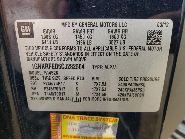 Photo 9 VIN: 1GNKRFED6CJ282504 - CHEVROLET TRAVERSE L 