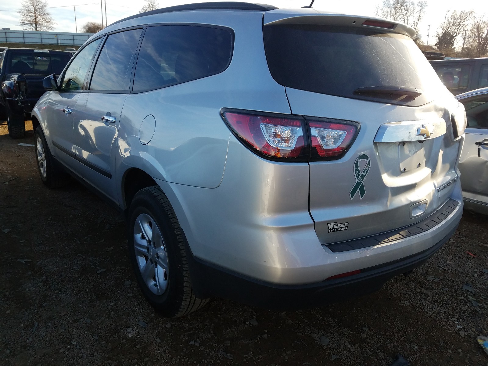 Photo 2 VIN: 1GNKRFED7FJ162666 - CHEVROLET TRAVERSE L 