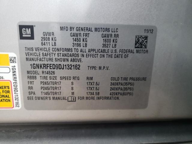 Photo 11 VIN: 1GNKRFED9DJ132162 - CHEVROLET TRAVERSE L 