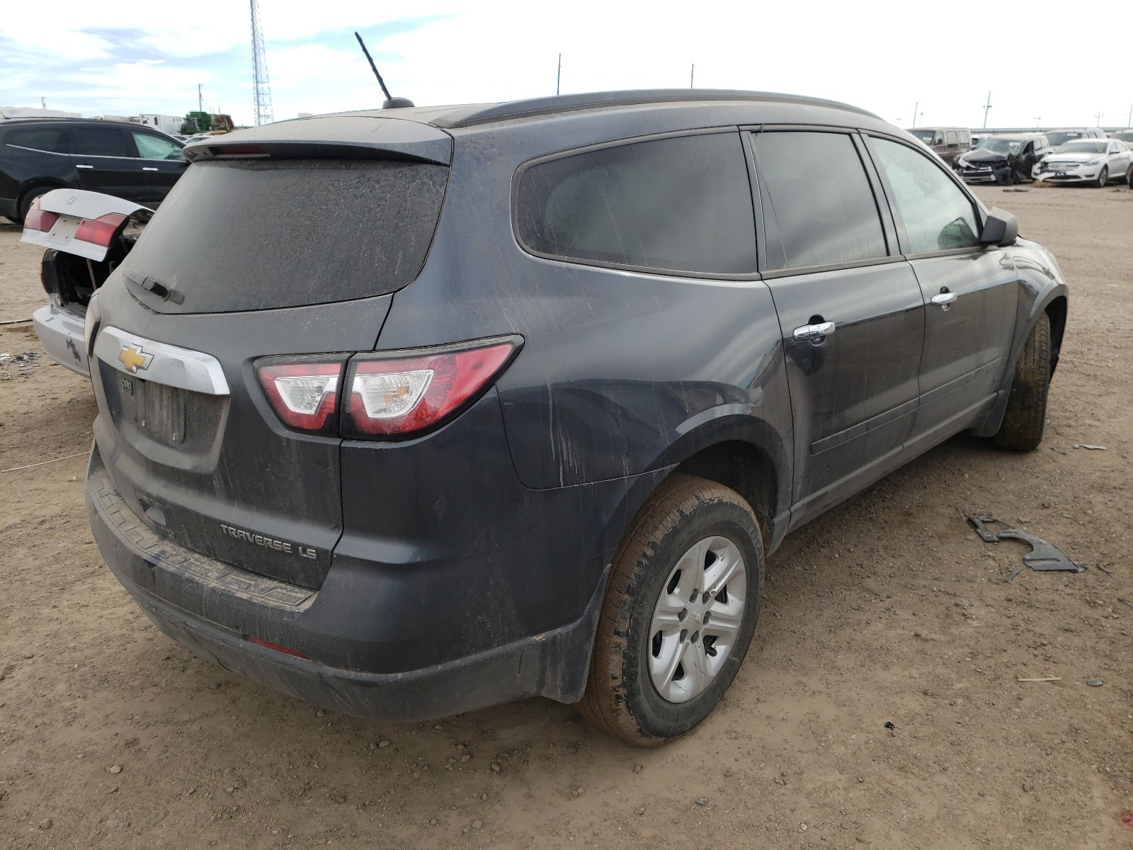 Photo 3 VIN: 1GNKRFED9EJ270060 - CHEVROLET TRAVERSE 