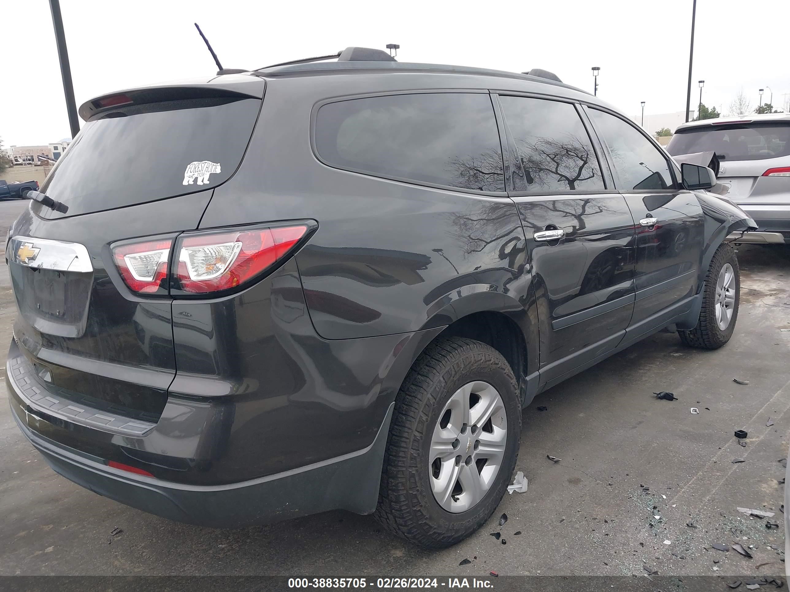 Photo 3 VIN: 1GNKRFEDXHJ314782 - CHEVROLET TRAVERSE 