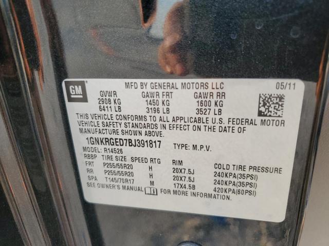 Photo 12 VIN: 1GNKRGED7BJ391817 - CHEVROLET TRAVERSE L 