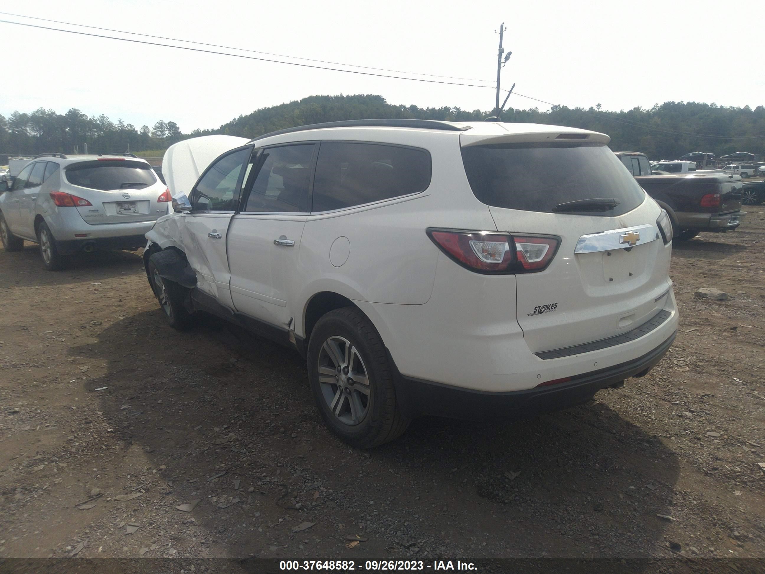 Photo 2 VIN: 1GNKRGKD0FJ167475 - CHEVROLET TRAVERSE 