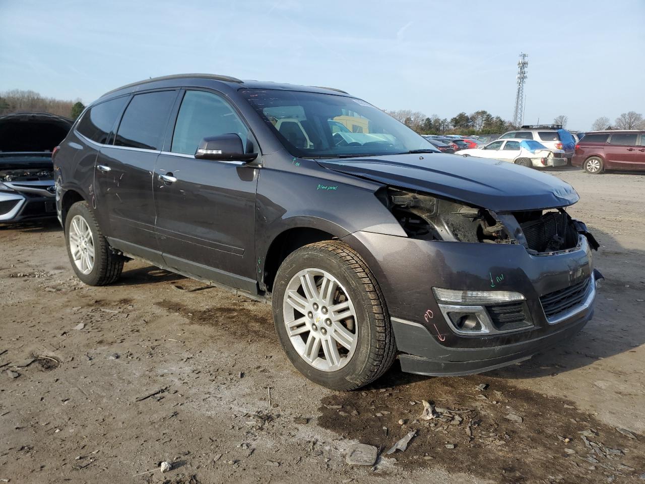 Photo 3 VIN: 1GNKRGKD1EJ148545 - CHEVROLET TRAVERSE 