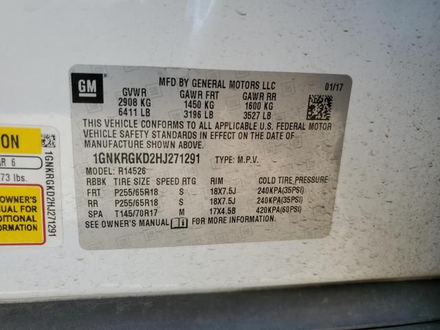 Photo 12 VIN: 1GNKRGKD2HJ271291 - CHEVROLET TRAVERSE L 