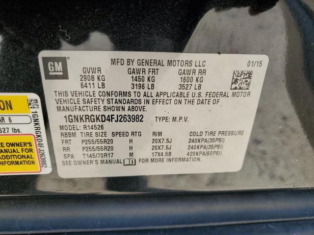 Photo 11 VIN: 1GNKRGKD4FJ263982 - CHEVROLET TRAVERSE L 