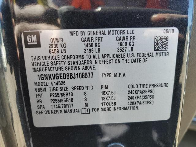 Photo 13 VIN: 1GNKVGED8BJ108577 - CHEVROLET TRAVERSE L 