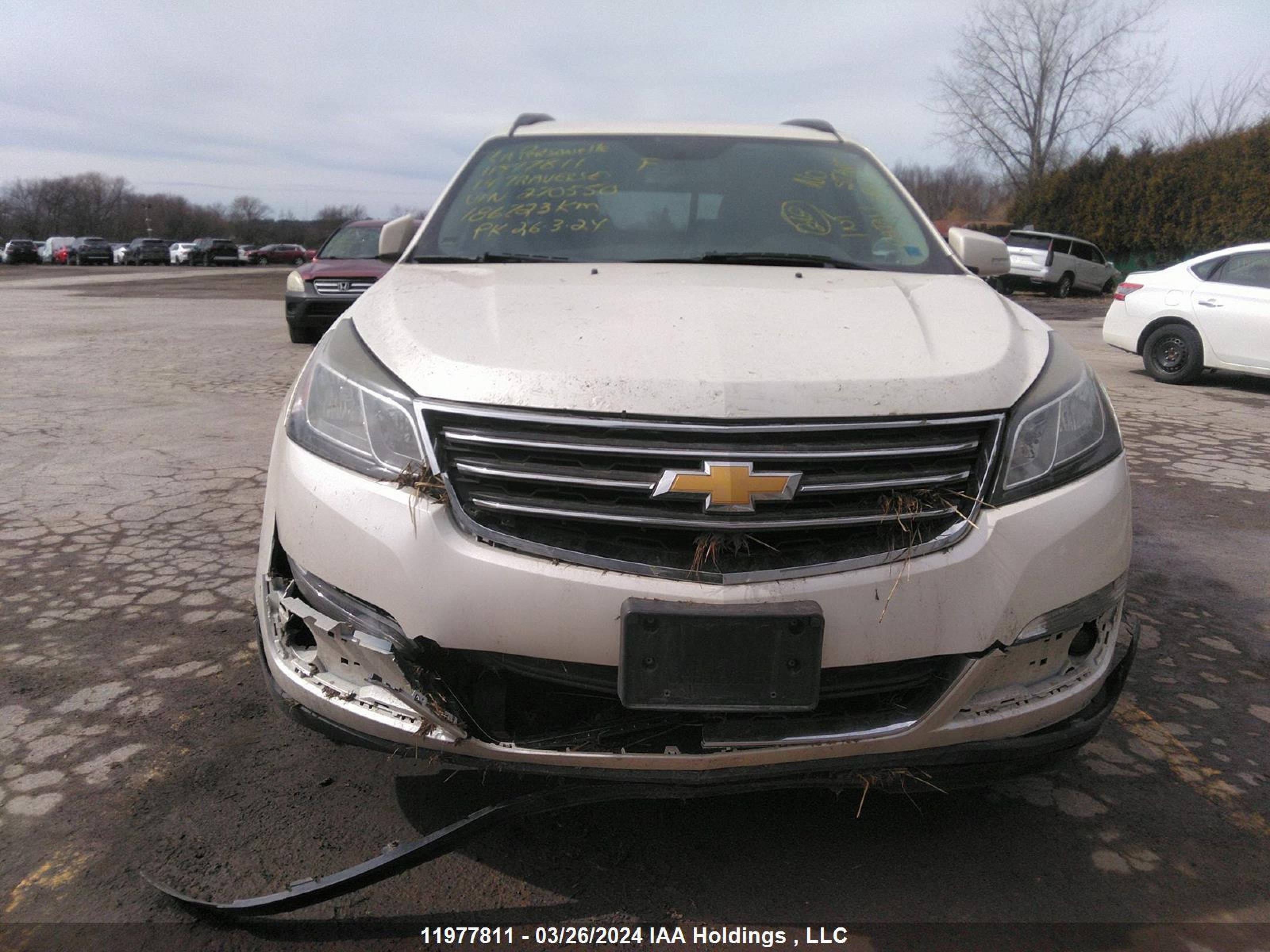 Photo 11 VIN: 1GNKVGKD7EJ270550 - CHEVROLET TRAVERSE 