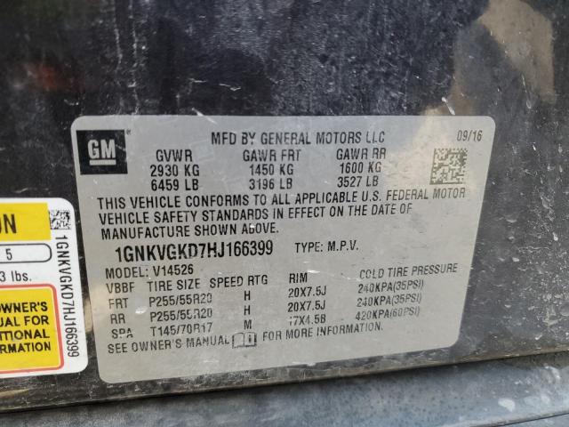 Photo 12 VIN: 1GNKVGKD7HJ166399 - CHEVROLET TRAVERSE L 