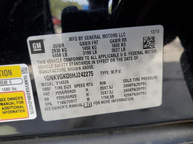 Photo 12 VIN: 1GNKVGKD8HJ242275 - CHEVROLET TRAVERSE L 