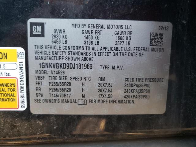 Photo 12 VIN: 1GNKVGKD9DJ181965 - CHEVROLET TRAVERSE L 