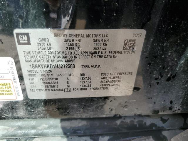 Photo 12 VIN: 1GNKVHKD1HJ272580 - CHEVROLET TRAVERSE L 