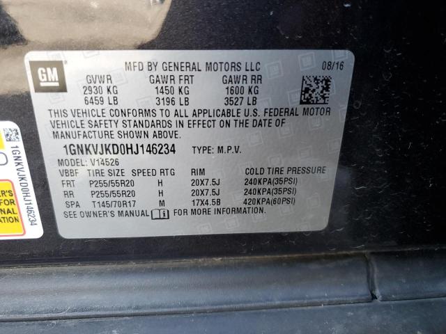 Photo 12 VIN: 1GNKVJKD0HJ146234 - CHEVROLET TRAVERSE P 