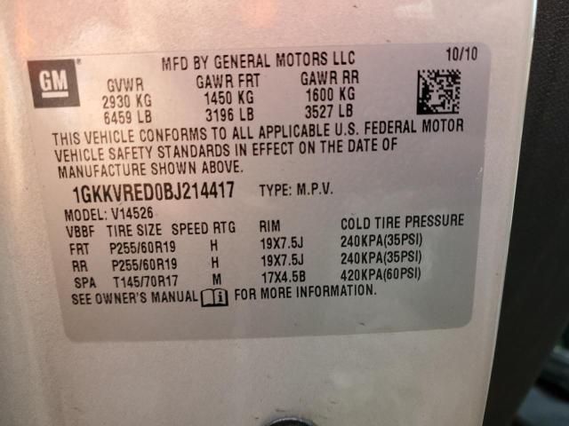 Photo 11 VIN: 1GNKVLED0CJ231588 - CHEVROLET TRAVERSE 