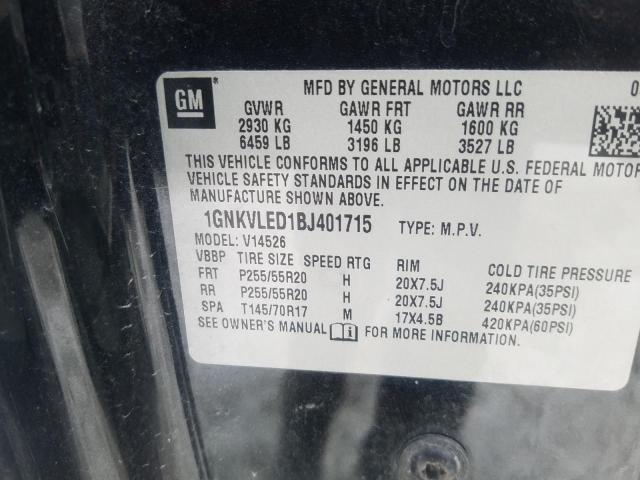 Photo 12 VIN: 1GNKVLED1BJ401715 - CHEVROLET TRAVERSE L 