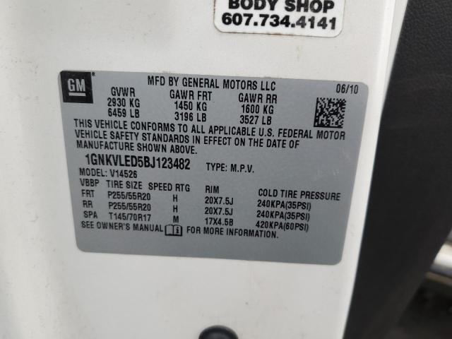 Photo 12 VIN: 1GNKVLED5BJ123482 - CHEVROLET TRAVERSE 