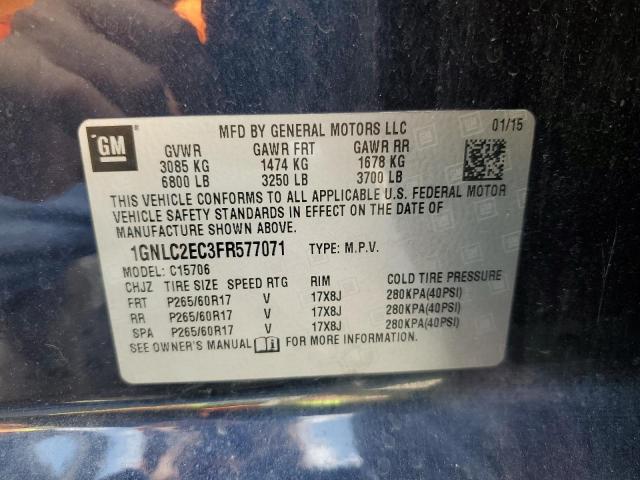 Photo 12 VIN: 1GNLC2EC3FR577071 - CHEVROLET TAHOE POLI 