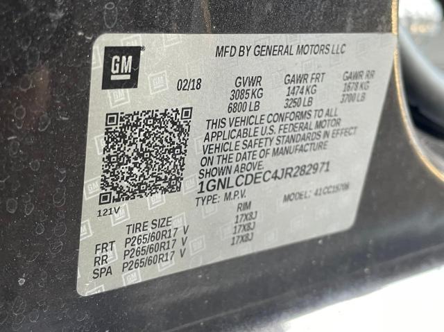 Photo 9 VIN: 1GNLCDEC4JR282971 - CHEVROLET TAHOE POLI 