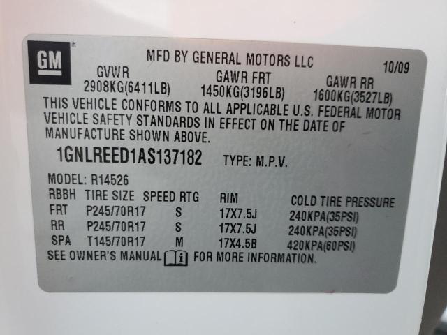 Photo 9 VIN: 1GNLREED1AS137182 - CHEVROLET TRAVERSE L 