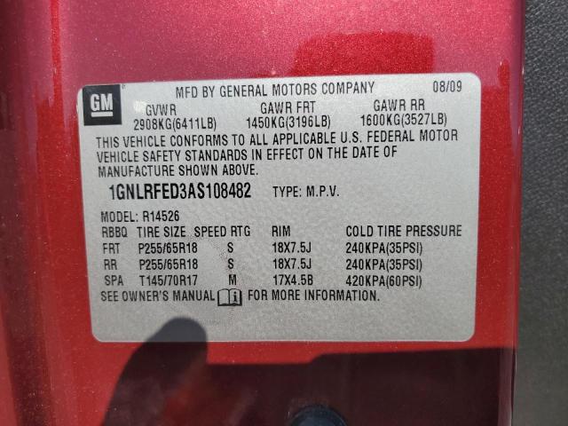 Photo 12 VIN: 1GNLRFED3AS108482 - CHEVROLET TRAVERSE L 