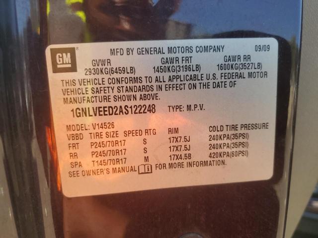 Photo 12 VIN: 1GNLVEED2AS122248 - CHEVROLET TRAVERSE L 