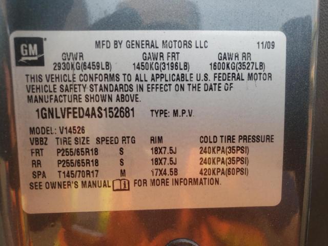 Photo 12 VIN: 1GNLVFED4AS152681 - CHEVROLET TRAVERSE L 