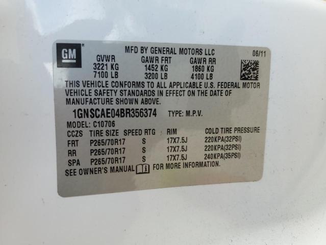 Photo 13 VIN: 1GNSCAE04BR356374 - CHEVROLET TAHOE C150 