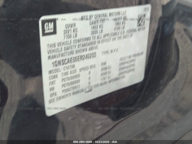 Photo 8 VIN: 1GNSCAE06ER249203 - CHEVROLET TAHOE 