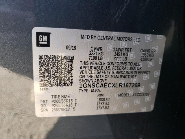 Photo 9 VIN: 1GNSCAECXLR167269 - CHEVROLET TAHOE C150 