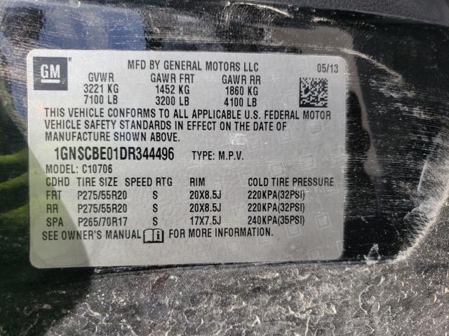 Photo 9 VIN: 1GNSCBE01DR344496 - CHEVROLET TAHOE C150 