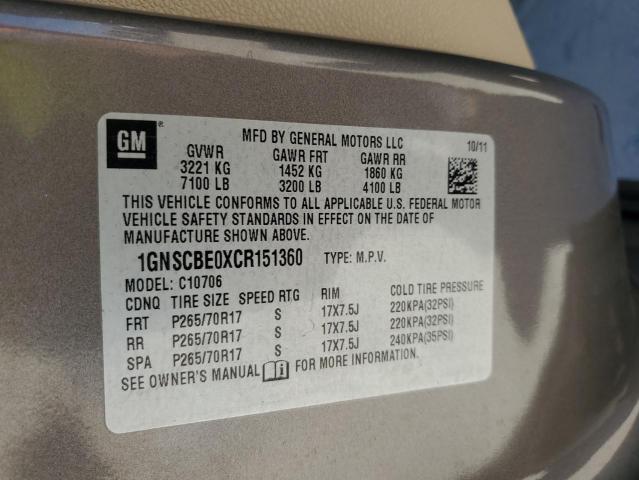 Photo 12 VIN: 1GNSCBE0XCR151360 - CHEVROLET TAHOE C150 