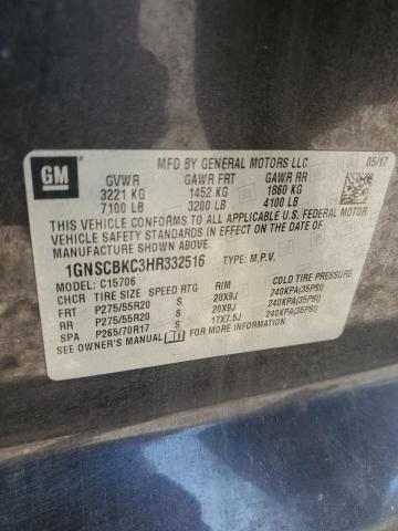 Photo 12 VIN: 1GNSCBKC3HR332516 - CHEVROLET TAHOE C150 