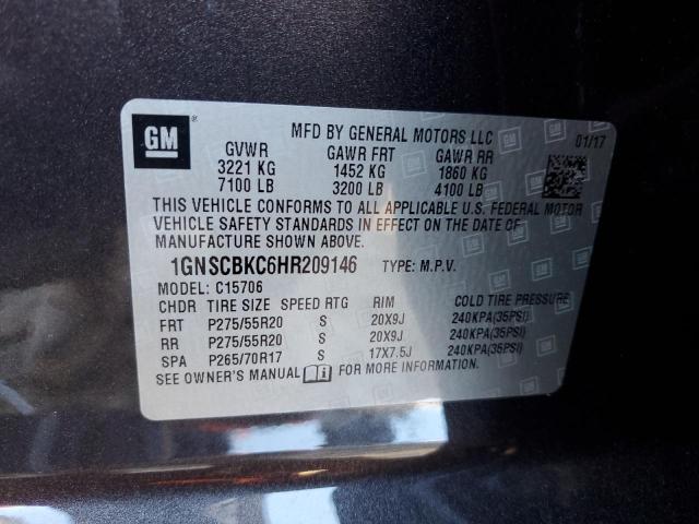 Photo 13 VIN: 1GNSCBKC6HR209146 - CHEVROLET TAHOE 