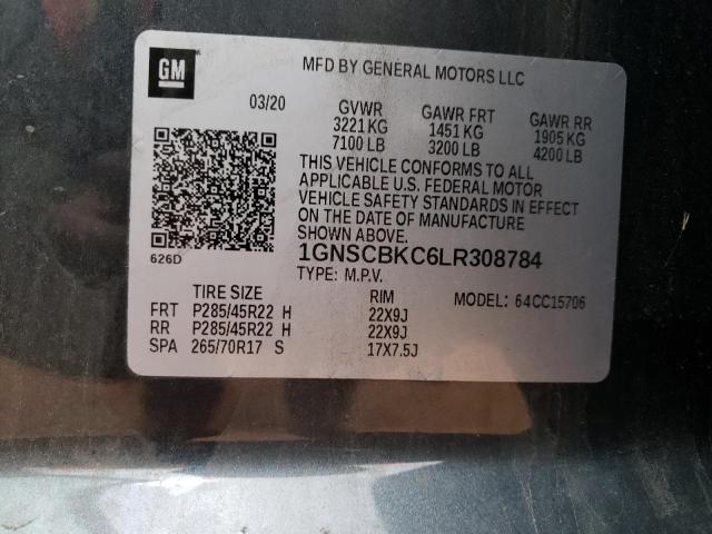 Photo 12 VIN: 1GNSCBKC6LR308784 - CHEVROLET TAHOE C150 