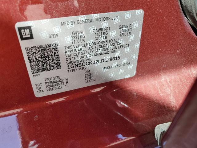 Photo 11 VIN: 1GNSCCKJ2LR129615 - CHEVROLET TAHOE C150 