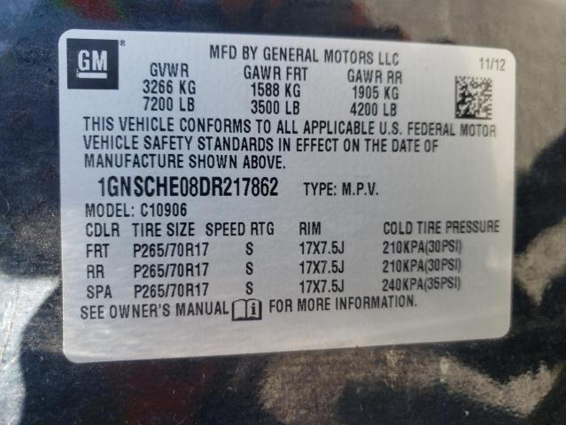 Photo 12 VIN: 1GNSCHE08DR217862 - CHEVROLET SUBURBAN C 