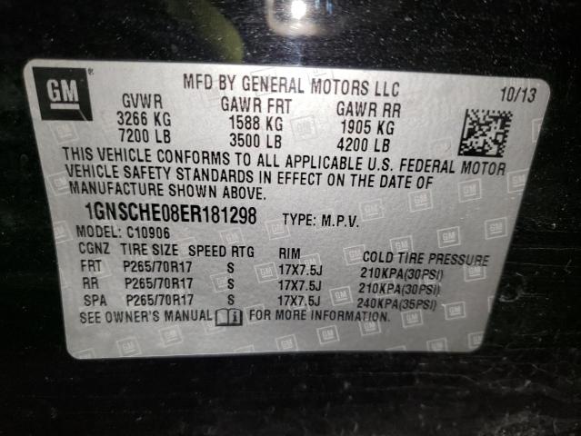 Photo 12 VIN: 1GNSCHE08ER181298 - CHEVROLET SUBURBAN C 